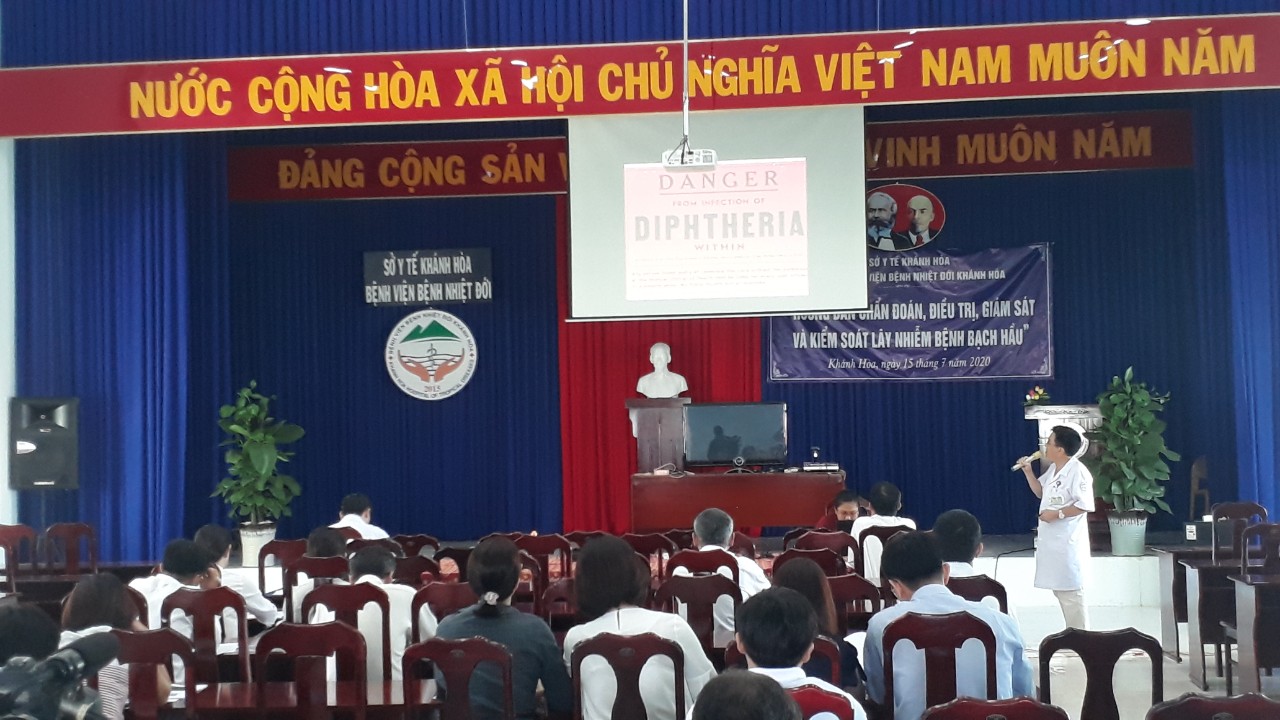TẬP HUẤN HƯỚNG DẪN CHẨN ĐOÁN, ĐIỀU TRỊ, GIÁM SÁT VÀ KIỂM SOÁT LÂY NHIỄM BỆNH BẠCH HẦU